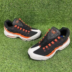 Nike Air Max 95 Shoes Mens Sz 10.5 Black Orange Crab Running Sneakers CD7792-001